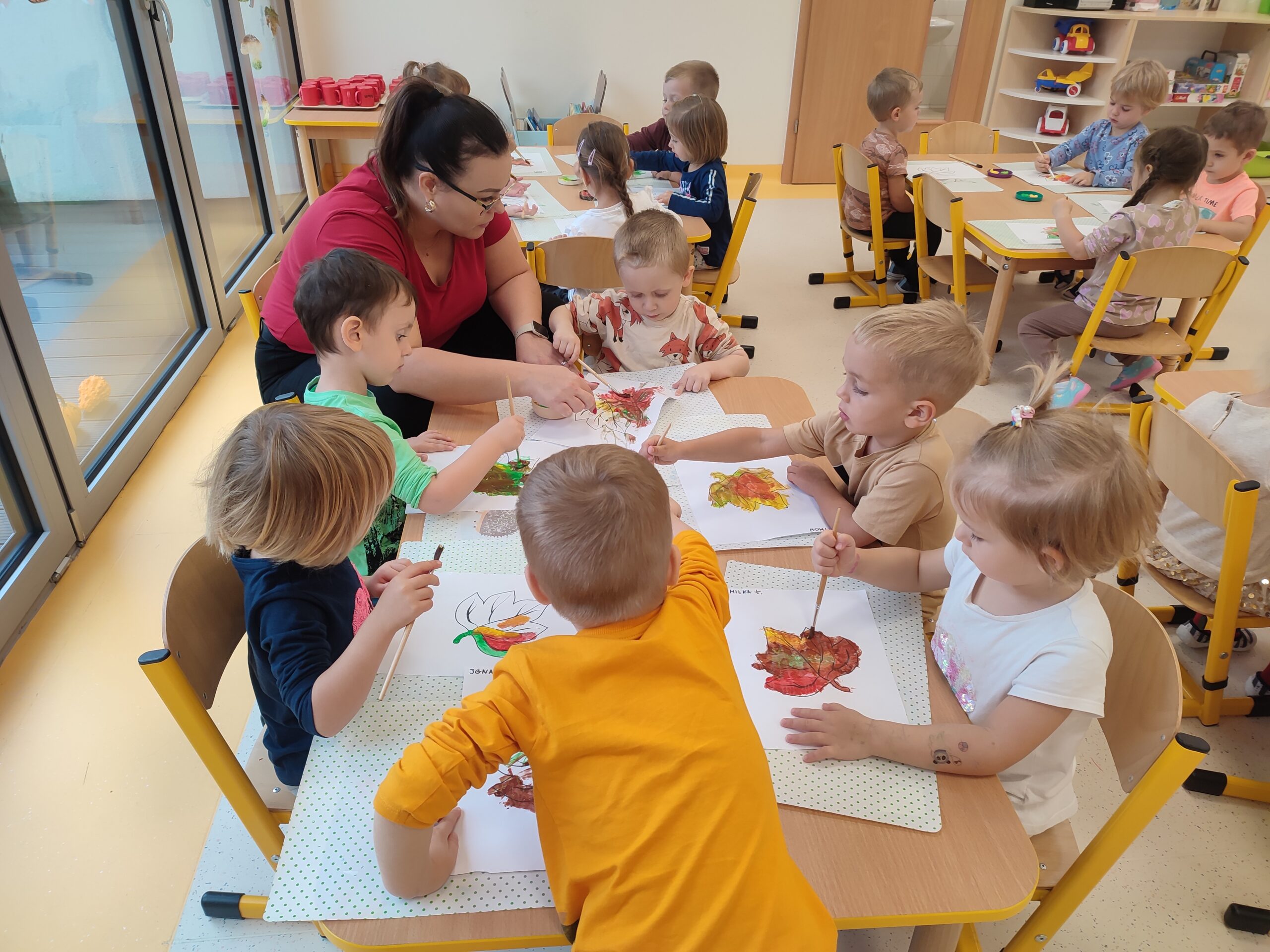 Biedroneczki malują jesień