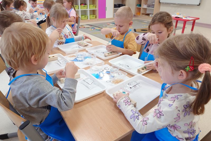 Pszczółki na warsztatach H2O