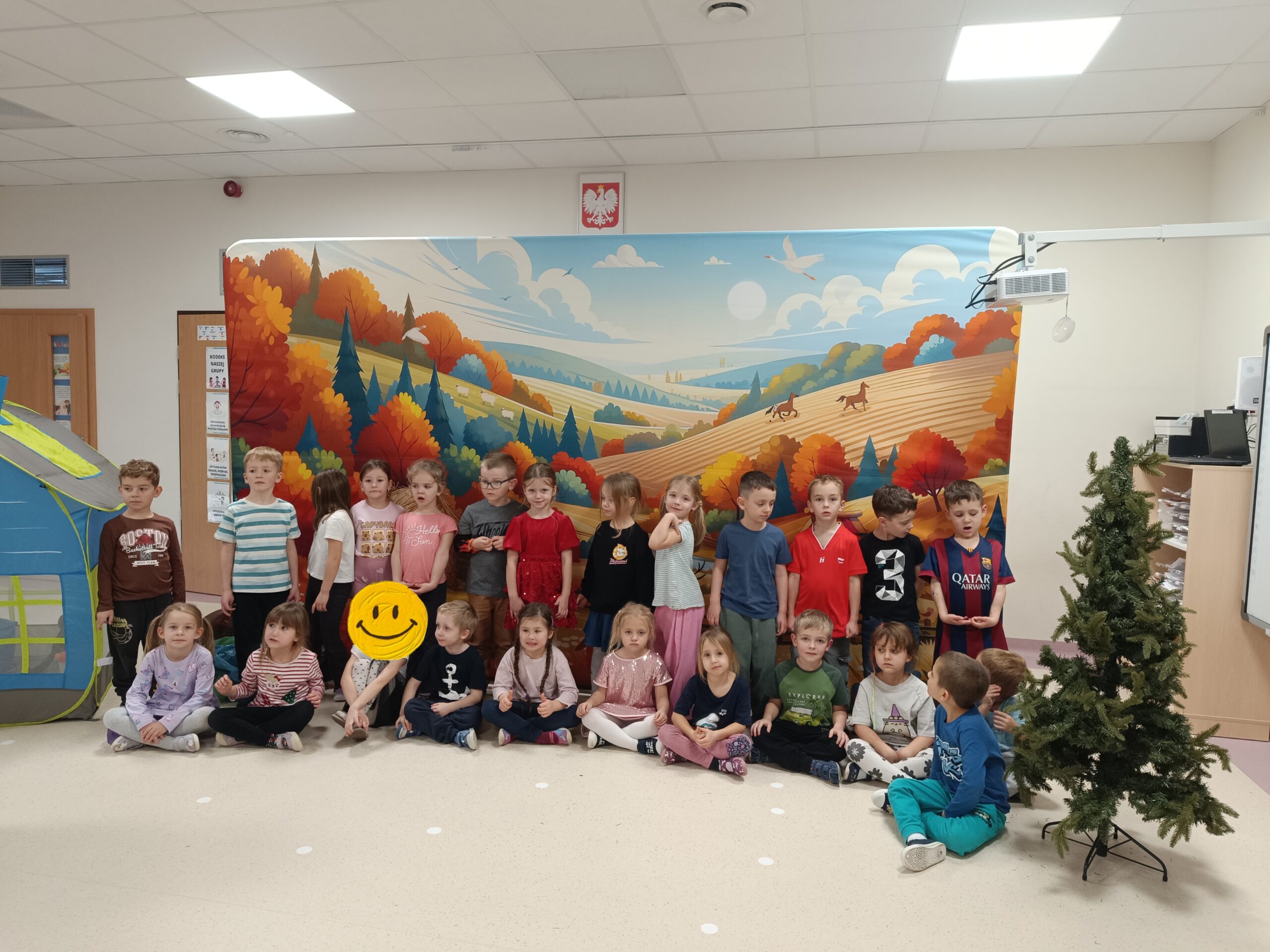 Teatrzyk „O śwince co o powietrze nie dbała „