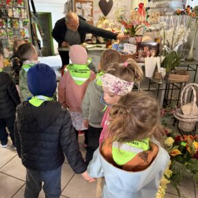 Wycieczka Grupy Gruszki do kwiaciarni