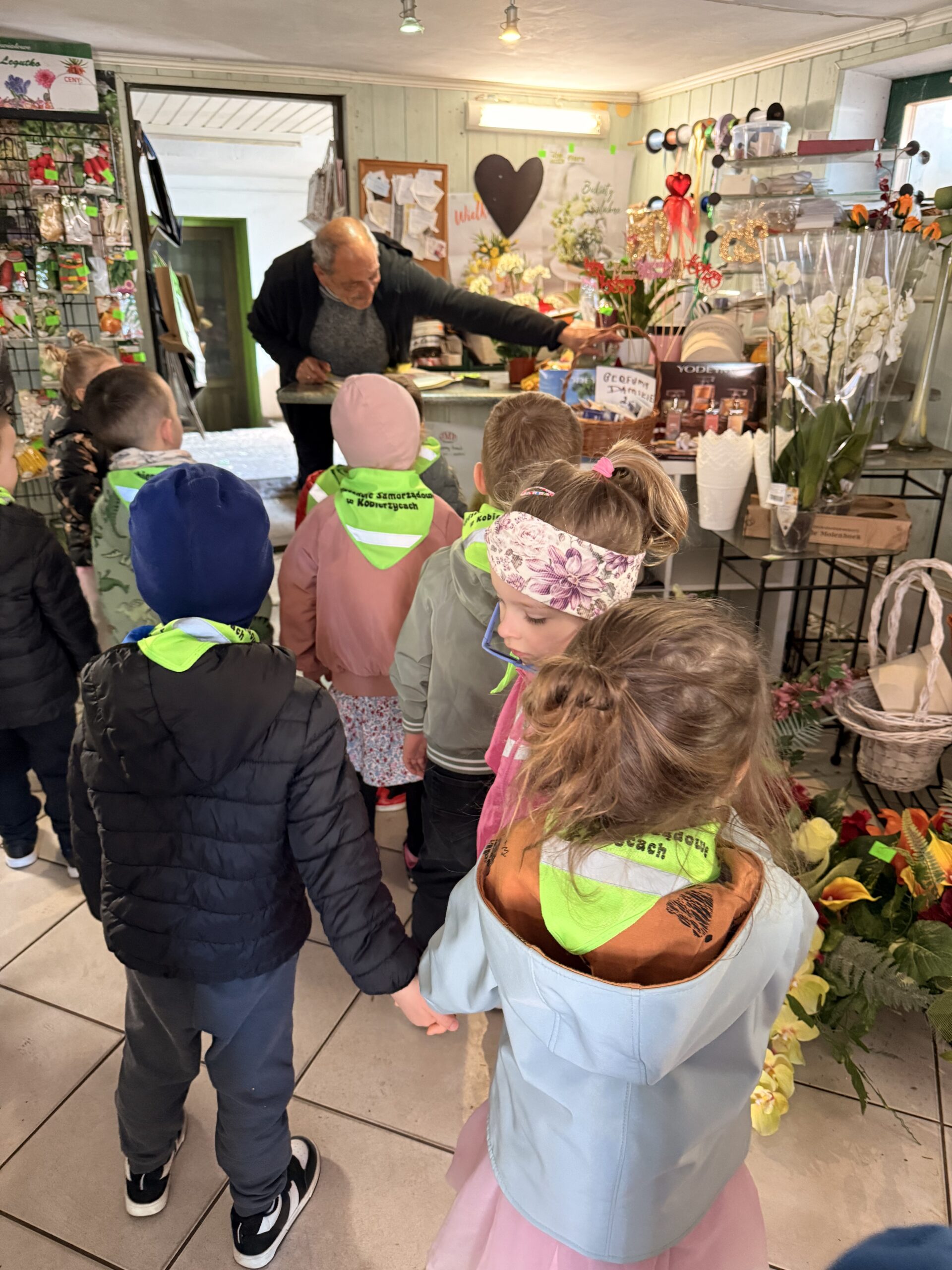 Wycieczka Grupy Gruszki do kwiaciarni